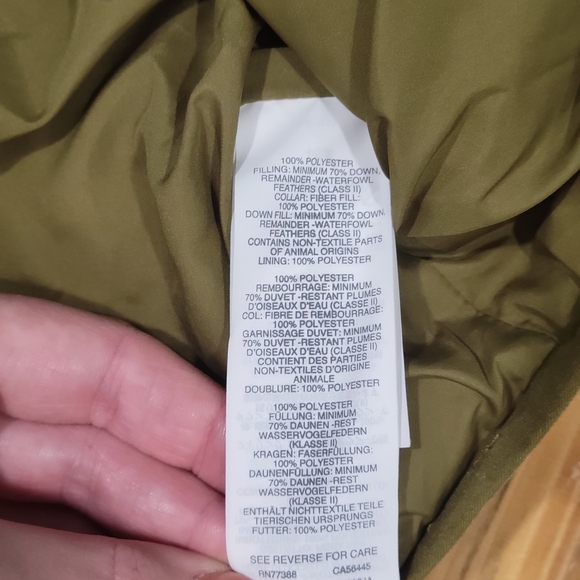 J. Crew Olive Quilted Vest With Pockets SZ. XS - Picture 6 of 8